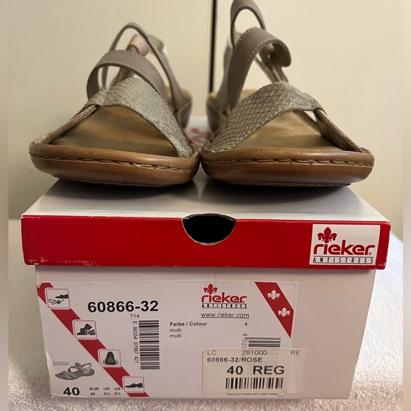 🌸🌸NIB Mult-colored Leather Rieker Sandals 🌸🌸 - Picture 3 of 10